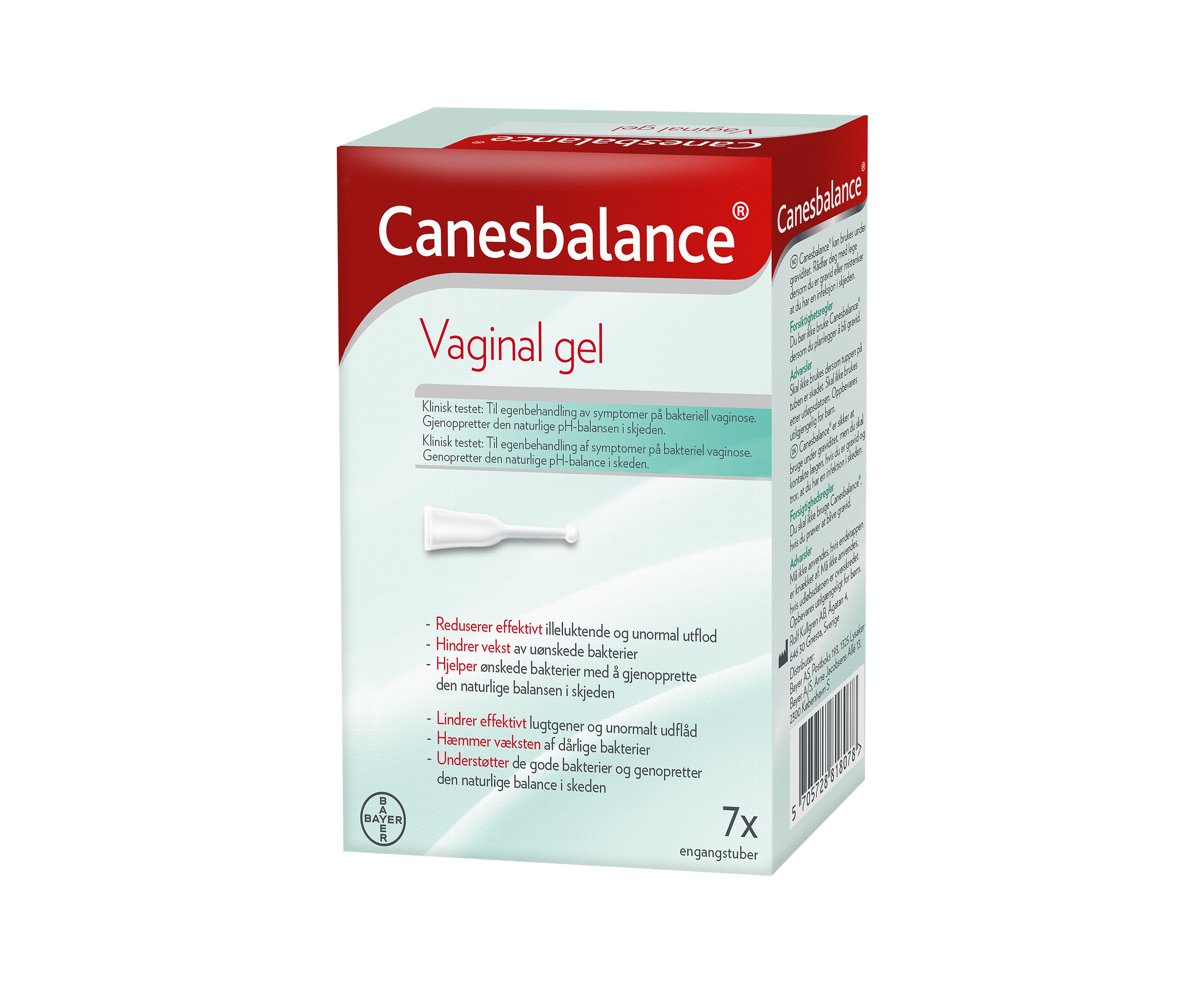 Canesbalance vaginalgel mot symptomer på bakteriell vaginose