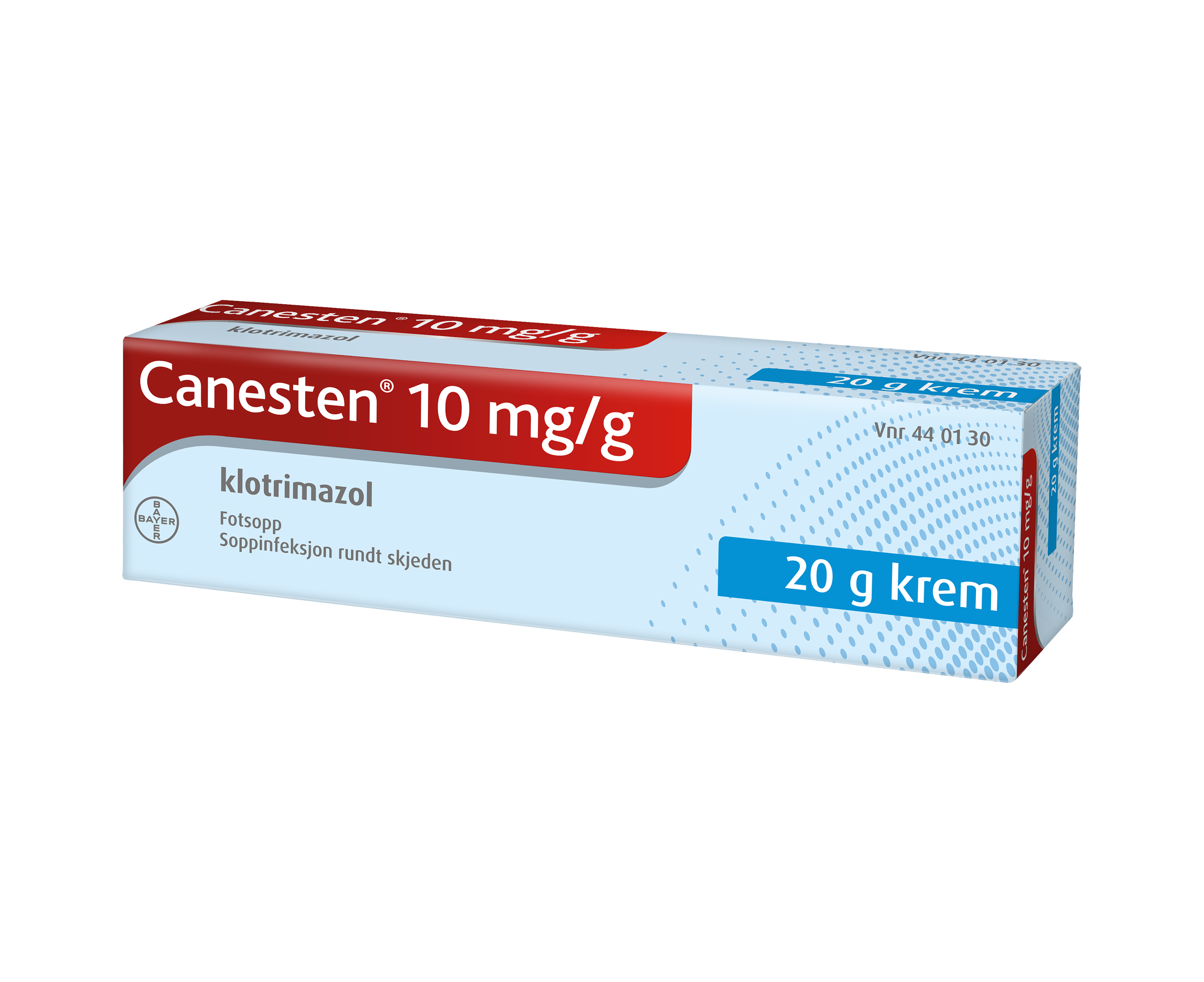 Canesten 10 mg/g krem mot fotsopp