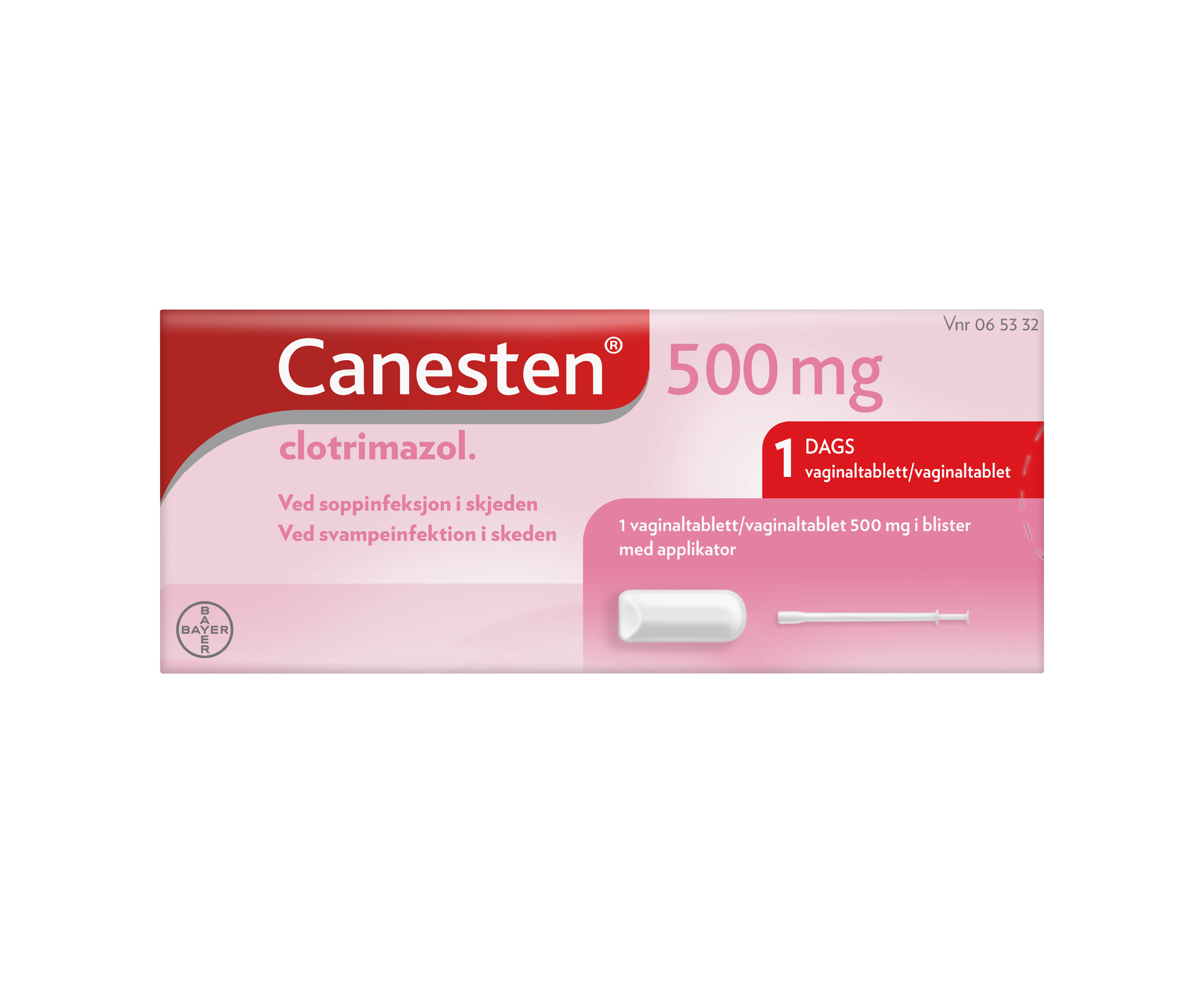 Canesten 500 mg vaginaltablett mot underlivssopp