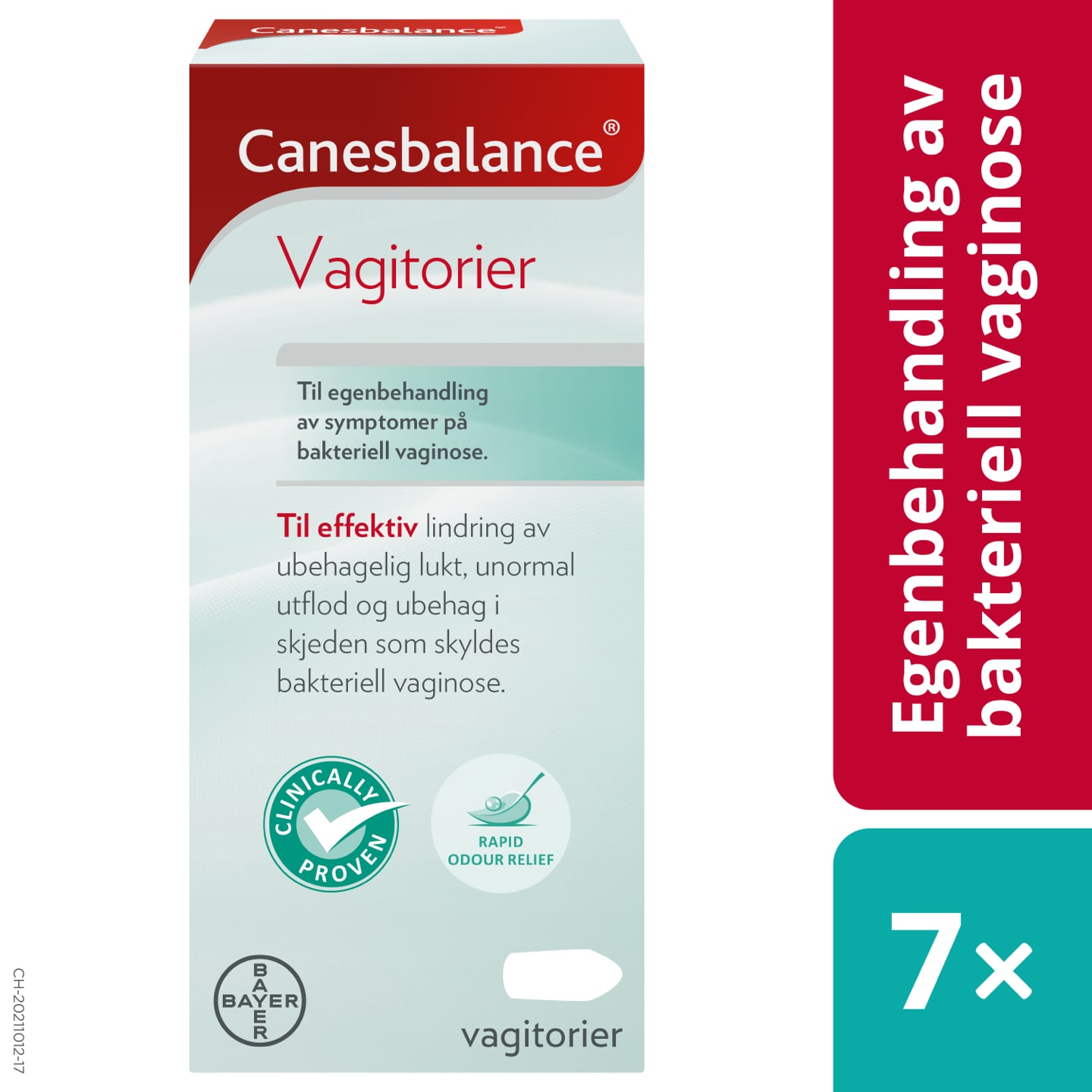 Canesbalance® vagitorier mot bakteriell vaginose