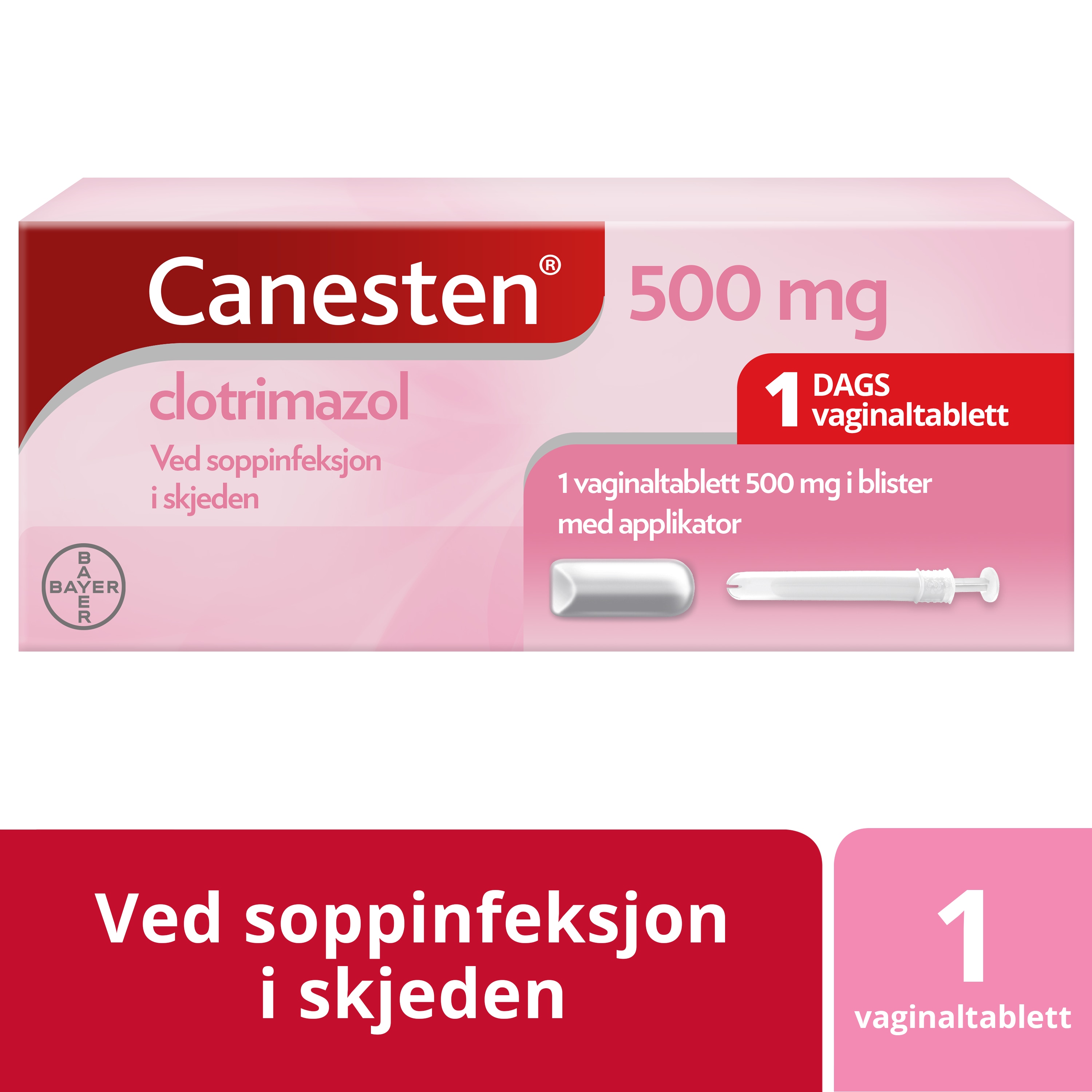 Canesten 500 mg 1 Day Vag Tab_2