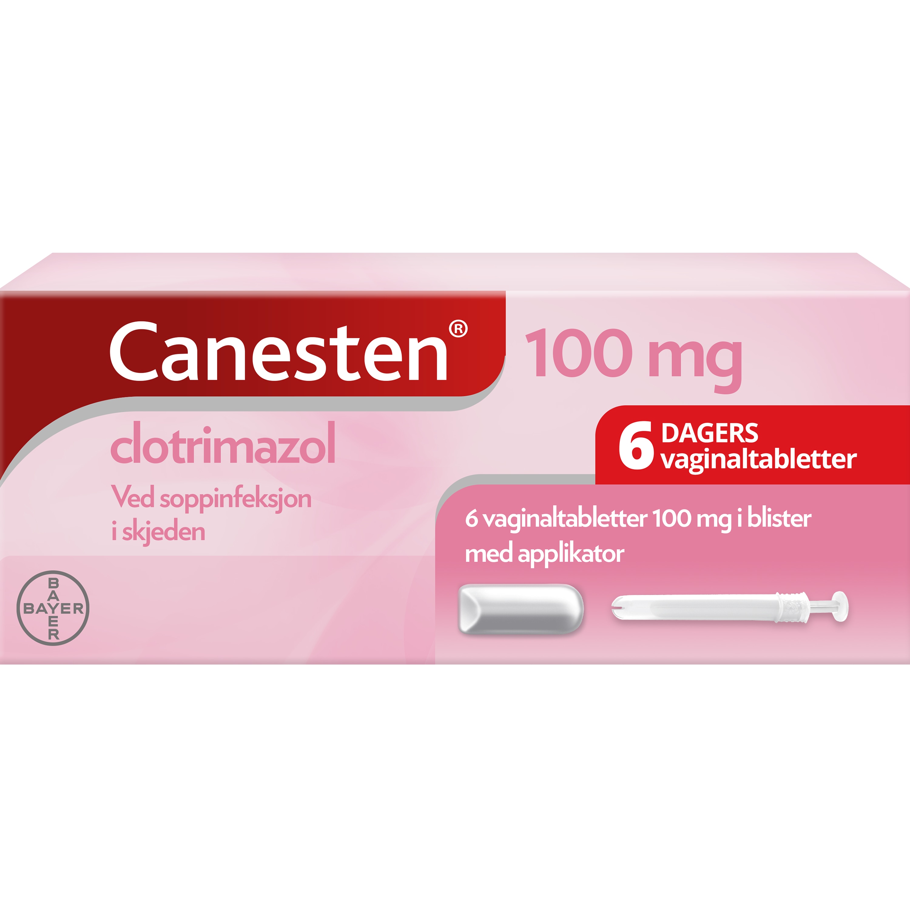 Canesten 100 mg 6 Days Vag Tab_1